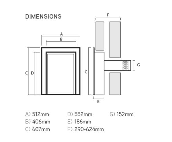 Thermes Dimensions